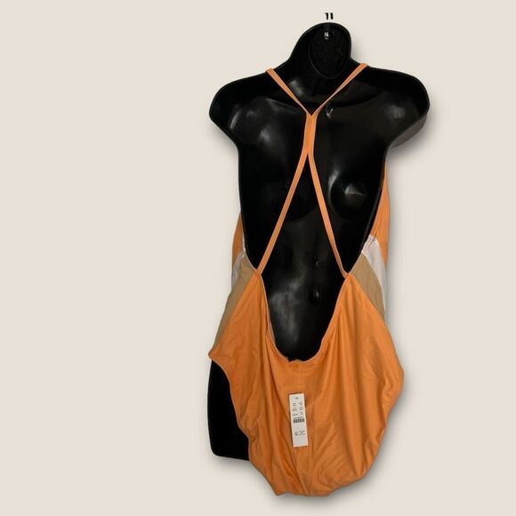 Plus size Orange bathing suit size 20, NWT - Picture 3 of 6